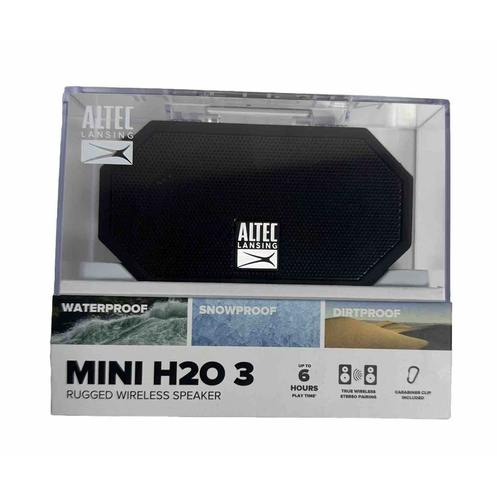 Altec Lansing Mini H20 3 Rugged Bluetooth Speaker- Realtree (Brand New Sealed) - Picture 2 of 10